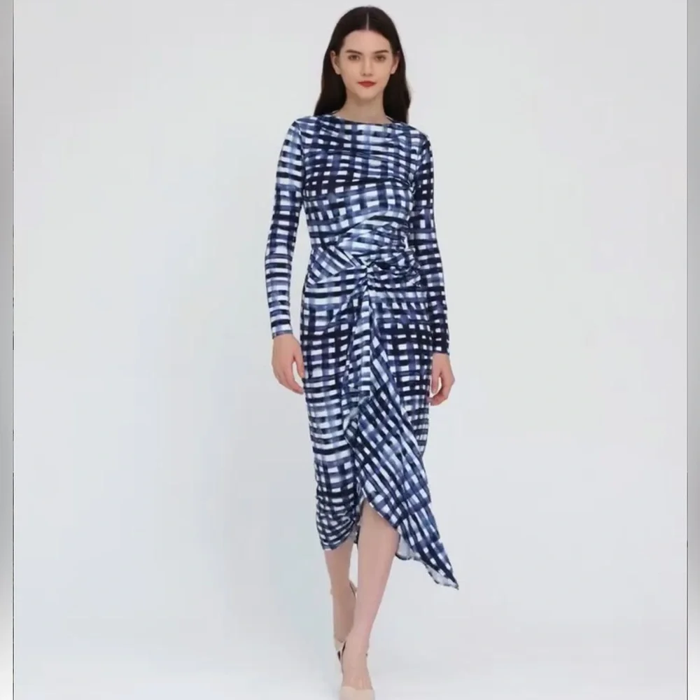 Mia Mod All Over Ruched Dress - Picture 2 of 4